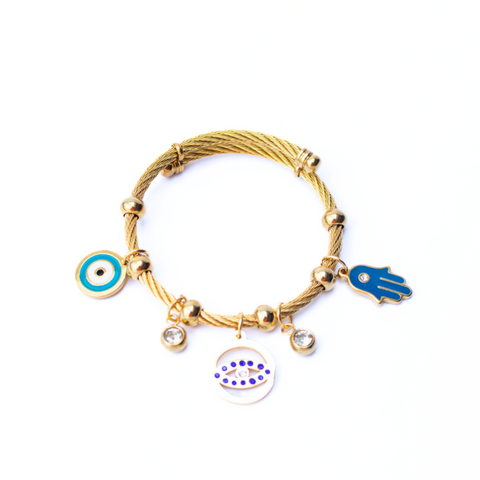 Golden El ve Göz Bangle