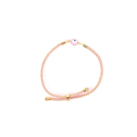Golden Threaded Evil Eye Bracelet