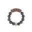 Hei Zhu Bamboo Agate Ruyi Gemstone Bracelet
