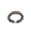 Hei Zhu Bamboo Agate Ruyi Gemstone Bracelet