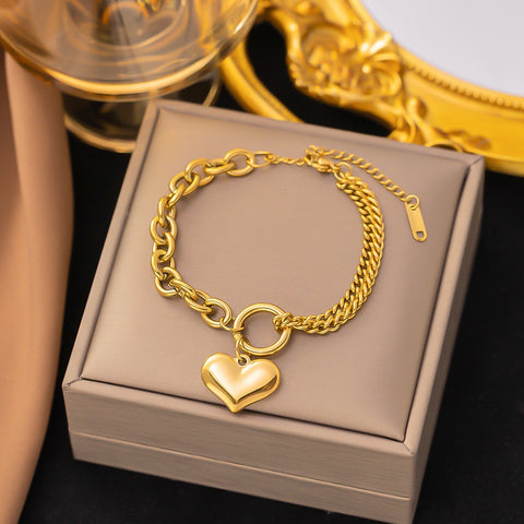 Golden Heart Bracelet