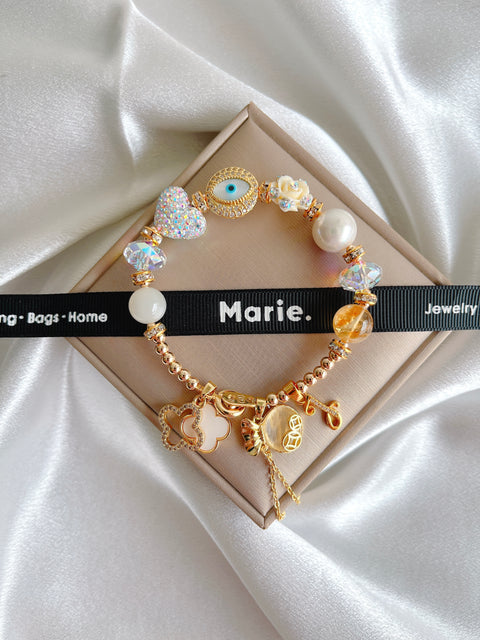 The Baixue Charm Gemstone Bracelet