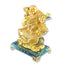 Golden Laughing Buddha Arowana Figurine