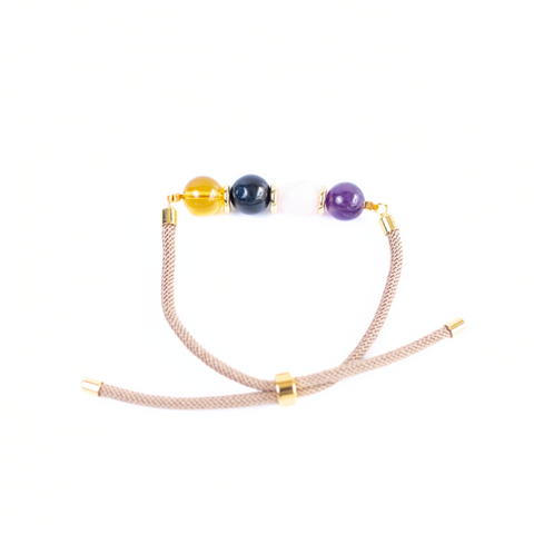 Jingxian Woven Gemstone Bracelet