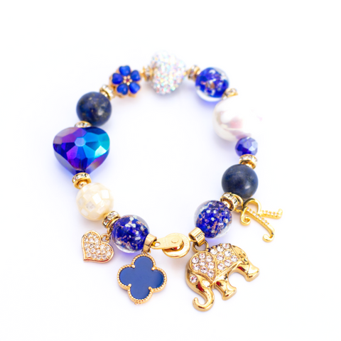 Lan Hua II Lapis Lazuli Gemstone Bracelet