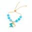 Lan Jing Hudie Adjustable Charm Gemstone Bracelet