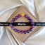 Golden Lotus Amethyst Gemstone Bracelet