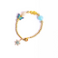 Minimalist Golden Pixiu Snowflake Gemstone Bracelet