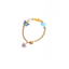 Minimalist Golden Pixiu Snowflake Gemstone Bracelet