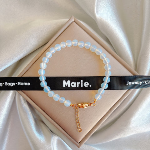 Minimalist Opal Gemstone Bracelet
