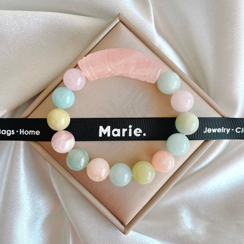 Morganite Ruyi Gemstone Bracelet