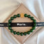 Mystic Knot Dark Green Aventurine Gemstone Bracelet
