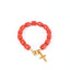 Red Shanshu Faith Gemstone Bracelet