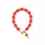Red Shanshu Faith Gemstone Bracelet