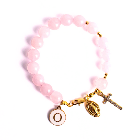 Rose Quartz Faith Bracelet