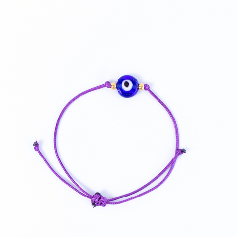 The Luowen Woven Beaded Evil Eye Adjustable Bracelet (Buy 1 Take 1)