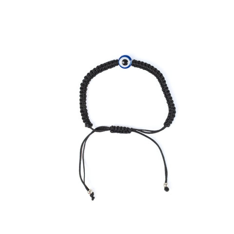 Woven Threaded Evil Eye Bracelet
