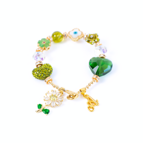 Xiao Ganlan Shi Charm Gemstone Bracelet