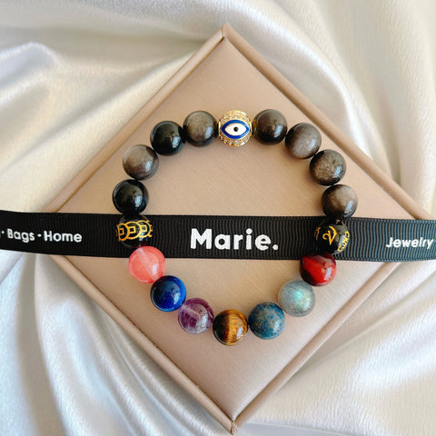 The Zenith Evil Eye 9 Gemstoned Bracelet