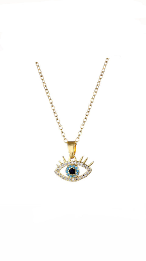 The Golden Evil Eye Necklace