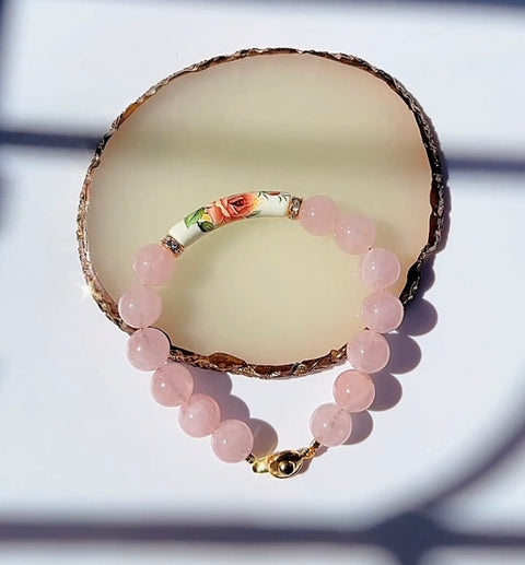 Rose Quartz Juiba Gemstone Bracelet