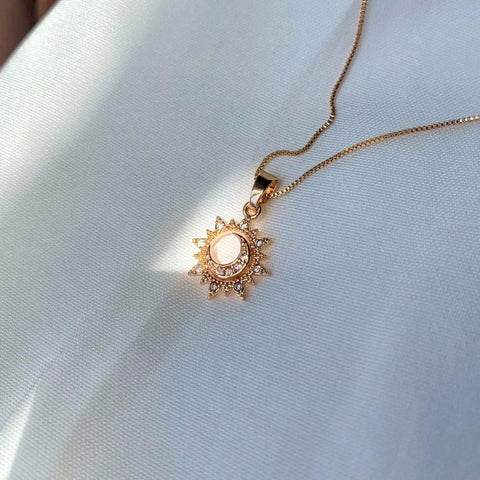 Sun and Moon Necklace