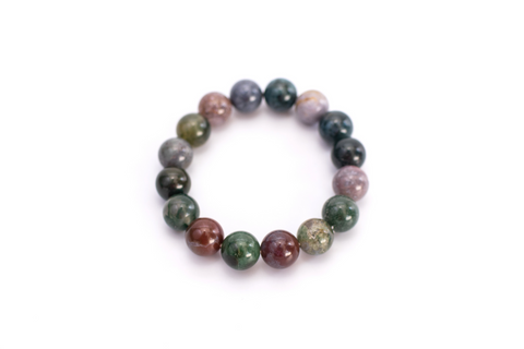 Moss Agate Gemstone Bracelet