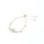 Golden Evil Eye Minimalist Bracelet