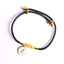 Minimalist Golden Pixiu with Initial Pendant Bracelet