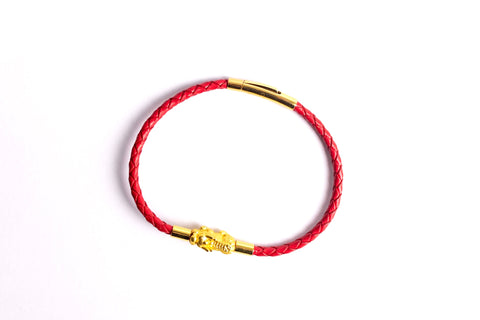Leather Minimalist Xiao Pixiu Bracelet