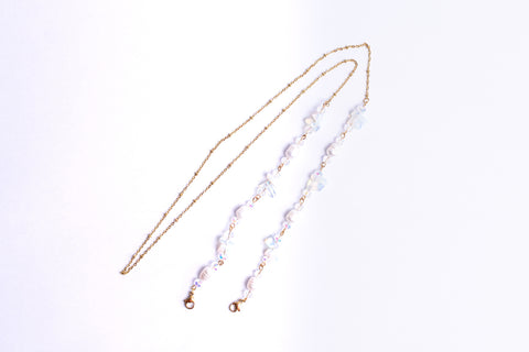Moonstone Freshwater Pearled Chain Strap