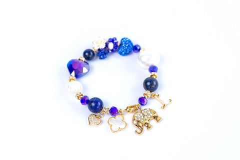 Lan Hua Lapis Lazuli Gemstone Bracelet