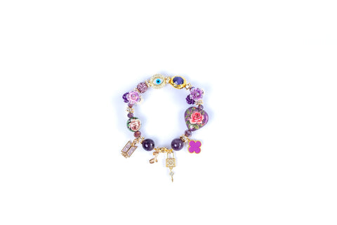 The Zi Shuijing Amethyst Spiritual Gemstone Bracelet